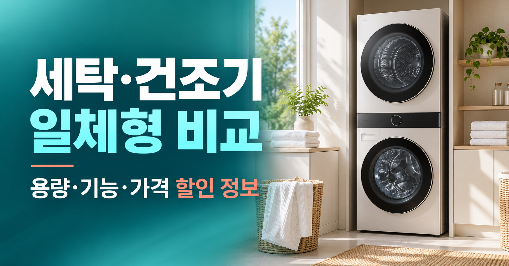 삼성 lg 세탁기 건조기 가격 할인 비교